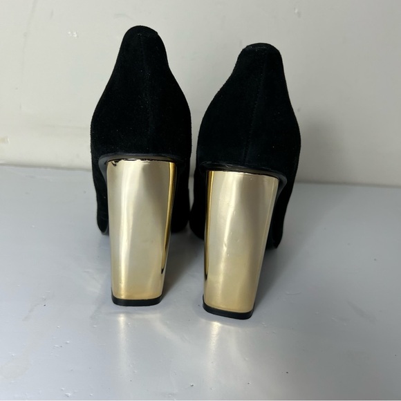 Aldo Women’s Black and Gold Women's Block Heels Size 6 NEW - Picture 7 of 12